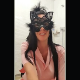 A pretty Spanish woman wearing a mask takes a shit and piss onto a plate. Presented in 720P vertical HD format. About 4 minutes.